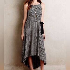 Maeve Anthropologie Women's Hi-Low Salsola High Low Maxi Faux Wrap